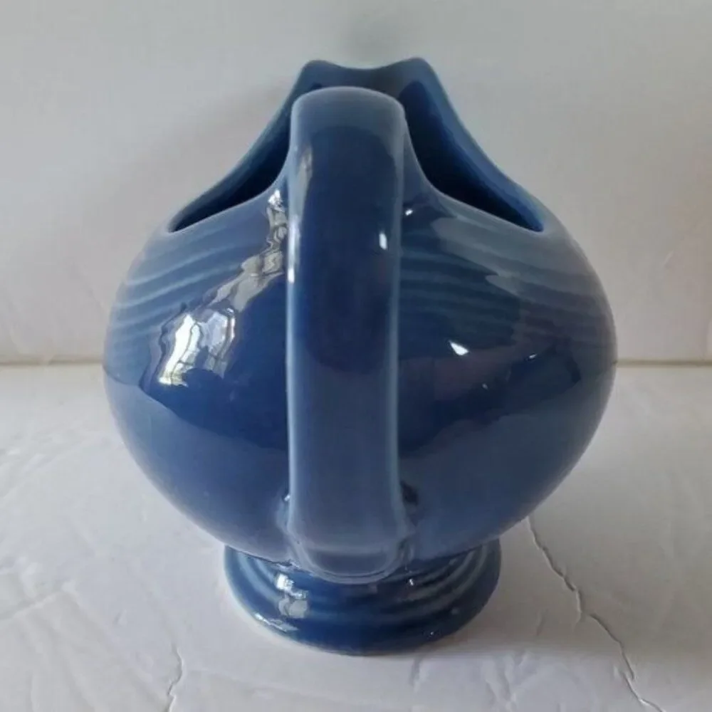 Fiestaware Fiesta 18.5 OZ Gravy Sauce Boat Dish Lapis Blue CERAMIC PITCHER